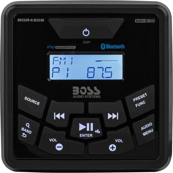 Main product image for BOSS MGR450B Weatherproof Mechless Gauge 240W Multimedia Player265-4077